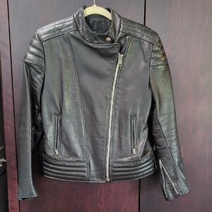 Vintage Brimaco Women's Leather Moto Jacket Small